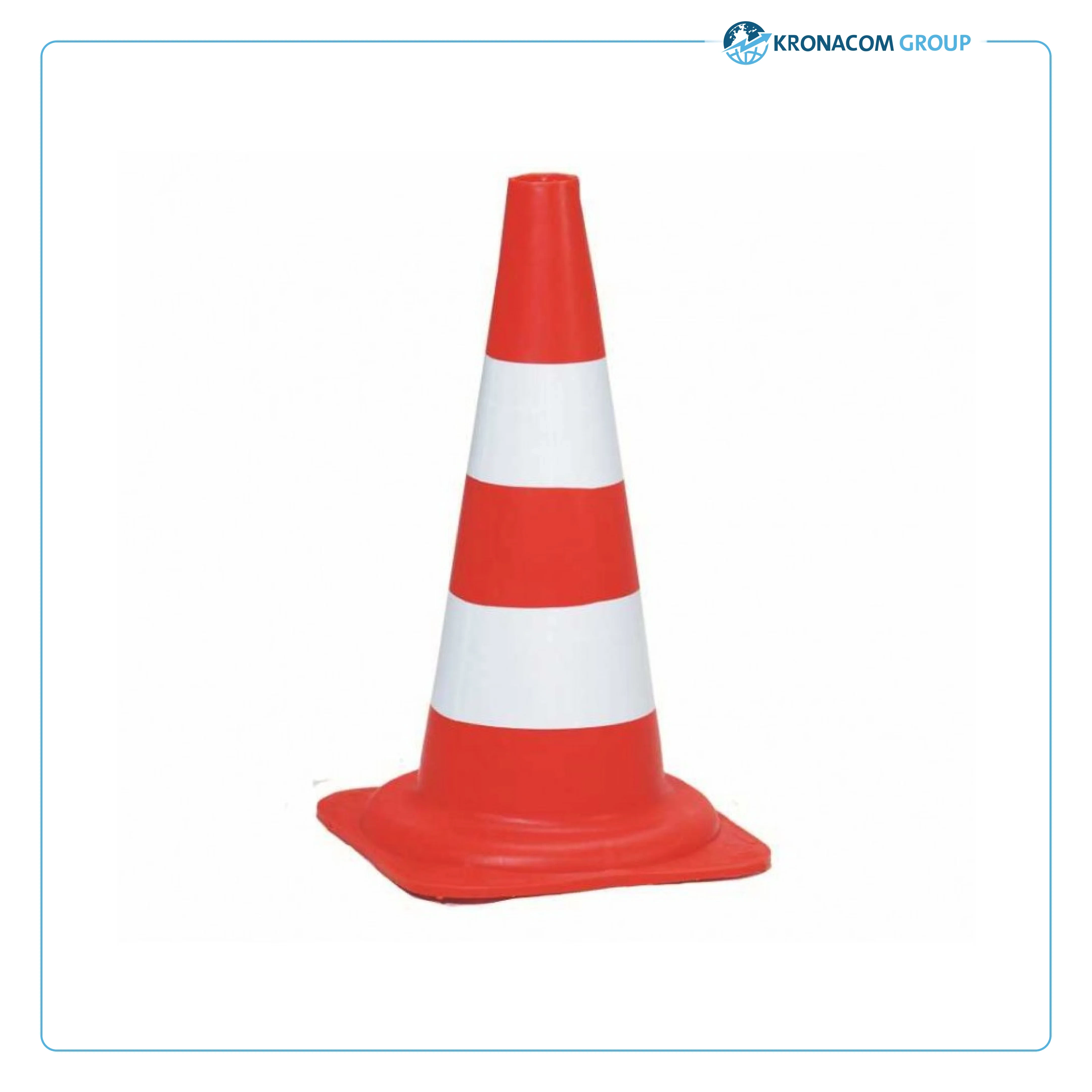 Cônes Balise de signalisation bandes réfléchissantes 50cm